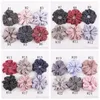 Scrunchies Headwear Intestino grosso cabelo Gravatas Ropes Elastic listra Hairbands Meninas rabo de cavalo titular na moda Cabelo Acessórios 71 Designs DW2114