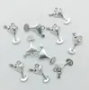 50 pcs/Lot vin verre alliage breloques pendentifs rétro bijoux accessoires bricolage Antique pendentif en argent pour Bracelet boucles d'oreilles porte-clés 20*13mm