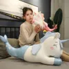 PP Coton Jumbo Unicorne Soft Plux de sirène Animaux en peluche 354 pouces Sirène Unicorne Pllushie Toy Declow Oread PinkBlueyel4642490