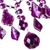 ヨーロッパスタイルの紫色のクリスタルシャンデリアヨーロッパダブルレイヤーラージクリスタルランプバーKTクリエイティブパーソナリティクリスタルシャンデリア286S