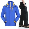 Zima 2017 garnitur narciarski Super ciepłe ubrania kurtka snowboardowa+spodnie garnitur wiatroodporny wodoodporny górski narciarstwo dla mężczyzn