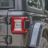Accessori per la decorazione della toppa della luce posteriore della copertura della luce posteriore dell'ABS in fibra di carbonio per Jeep Wrangler JL 2018+ Accessori per interni auto