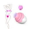 7 Mode Clitoris Licking Stimulator Tongue Nipple Sucker Breast Förstora Massager Vibrator Sex Toys Masturbator för Kvinnor C19010501