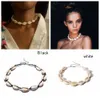 Shell Choker Collier Corde Chaîne Naturel Collier Collier Boho Seashell Chokers Colliers Femmes Summer Beach Party Bijoux LJJA2540-16