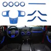blue car accessories interior