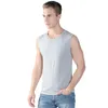 Men's Tank Tops Plus Size 7XL 95% Cotton Singlet Plain Printing Outdoor White Basic Vest For Men Sports Running Singlets Boy1