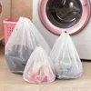 나일론 세탁 세탁 가방 접이식 휴대용 세탁기 전문 속옷 가방 세탁 가방 메쉬 워시 가방 파우치 바구니 BH2111 CY