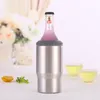 14oz Stainless Steel Mugs Vacuum Thermal Insulation Cold Beer Mug Multifunctional Cooler Ice Cans Coffee Tumbler