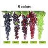 Party Favors Artificial Fruit Grapes Lifelike Simulation Plastic Fruit Decorative for Kitchen Pub Home Cabinet Ornament