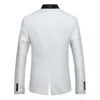 ハンサムな1つのボタンの新郎のショールラペルのウェディンググルーミングタキシード男性のスーツの結婚式/ PROM /ディナーマンブレザー（ジャケット+ネクタイズ）M09