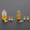 112 Dollhouse miniaturowe butelki whisky whisky i kubki pubowe drink Model 8246899