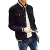 Модная куртка мужская 2018 мода бренда осень твердой бомбардировщики мужская джинсовая куртка для мужчин бомбардировщик пальто мужской плюс размер S -5XL высокое качество