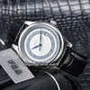 Classico Calatrava 5296 5296G-001 quadrante bianco Giappone Miyota 8215 orologio automatico da uomo cassa in argento cinturino in pelle sport di alta qualità 241s