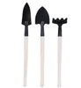 3pcs Mini Shovel Rake Garden Plant Tool Set Barn Small Harrow Spade Shovel Gardening Tools Planting Tool