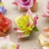 10pcs muito 4,5 centímetros Chefes Artificial flores rosas DIY Handmade Decoração nupcial Corsage Grinalda Wedding Gift Box Car Falso Flores