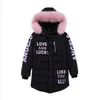 Retail Kids Winter Coats Diseñador de lujo de lujo Invierno Cotton Cotton Chaqueta tibia Down Baby Baby Girl Chaquetas con capucha Sotwear 9645277