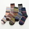 Chaussettes pour hommes 1 paire vendre hiver hommes wocks chaud épais laine Sokken mélange cachemire unisexe tenue décontractée