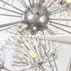 K9 Cristal LED Lâmpada Pingente Luxo Dandelion Luz de Suspensão Hotel Restaurante Shopping Sala de estar Quarto Flor Pendurada Iluminação