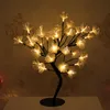 Led fiber optic flower decorative table lamp warm bedroom bedside lights Christmas gift lights flashing lights string light stars