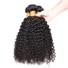 8a Virgin Norek Brazylijski Kinky Kręcone Ludzkie Włosiane Wiązki Mongolskie Kinky Curly Hair Extensions