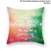 Taoup Green Christmas Pillow Case God juldekoration för hem Xmas Ornament Noel Pillow-Case Natal 2018 Navidad New Year197y