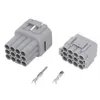 5 Sets/Kits 12 Pin/Way Waterproof Electrical Wire Connector DJ7125Y-2.2-11/21 Male and female Automobile Connector