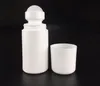 100 ml witte rol plastic fles lege roller flessen 100cc roll-on ball fles deodorant parfum lotion light container SN2634