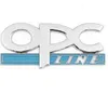 3D Metal OPC Line Emblem Car Side Fender Tail Styling Styling Typge Fit for Opel EEA2599352323