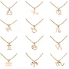 Zodiac hänge halsband Kvinnors konstellationer uttalande halsband Celestial Keepsake Virgo Taurus Leo Gemini smycken gåva silver guld kedja