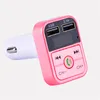 B2 Kablosuz Bluetooth İşlevli FM Verici USB Araç Şarj Adaptörü Mini MP3 Çalar Kiti Sahipleri TF Kart HandsFree Kulaklık Modülatör