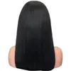 Rak 13x6 spetsfront peruk med lugg peruanska jungfruliga mänskliga hår fransar 360 spets peruker för kvinnor naturliga färg6370635