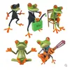 Autocollant de voiture 3D Animal Peep Frog autocollants drôles de fenêtre autocollants imperméables Auto motos graphiques autocollants extérieur Accesso8498453