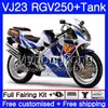 Body+Tank For SUZUKI VJ21 RGV250 88 94 95 96 97 98 309HM.0 RGV-250 VJ23 VJ 22 RGV 250 1988 1994 1995 1996 1997 1998 Fairing Hot Factory blue