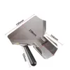 Acciaio inossidabile Popcorn Bagger Scoop Ristorante commerciale Chip Patatine fritte manico cucchiaio spatola utensile da cucina Barbecue strumenti per feste a buffet