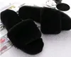 Designer-M Futro Kapcie Prawdziwej Skóry Mężczyźni Zimowe Outdoor Ciepłe Domowe buty śniegu Rozmiar 35-44