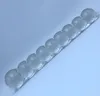 Pyrex Glass 9 anal Beads Buttプラグビッグボール大きなクリスタルディルドペニス人工ディックゲイマスターベート女性のためのアダルトセックスおもちゃs2061538