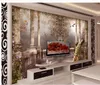 wallpaper for walls 3 d for living room European pastoral Rococo Roman column three-dimensional oil painting TV background wall289G