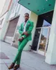 Tuxedos de mariage vert pour le marié, vêtements pour garçons d'honneur, meilleur costume pour hommes, marié (veste + pantalon), invité de fête de bal, personnalisé pas cher YY789