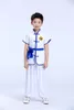 Crianças roupas tradicionais chinesas wushu para crianças uniforme de artes marciais kung fu terno meninas meninos palco desempenho traje conjunto ha6837718
