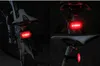 Lighting Led Red Warn Bicycle Taillight Attract In Night Riding 5 Leds Battery Power Bike Accessories Lamp