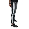 Gat Mode Jogger Broek Mannen Skinny Jogging Mannen Straat Sport Gescheurde Running Broek voor Man Ingericht Bodems Rits Hip Hop Homme