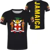 JAMAICA T SHIRT DIY Made Made Numer Jam Jam T-Shirt Nation Flag JM Jamajan Country College Print Po Logo 0 Odzież 274W