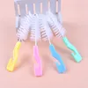Silicone Cleaning Brush For Baby Milk Bottle Cup With Hook Nipple Feeding Water Cup Brush Randomly EEA1414