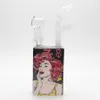 Glass Bong Juice Box Rig 7.7 Inch Colorful Oil Rigs Square Beaker Heady Glass Bongs for Smoking