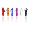 Mini-LED-Taschenlampe, Taschenlampe aus Aluminiumlegierung, mit Karabinerring, Schlüsselanhänger, Schlüsselanhänger, Sport, Mini-LED-Taschenlampen, Großhandel, Schlüsselanhänger, Schlüsselanhänger YD03