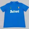 1982 1983 1987 1988 1989 1991 1992 1993 Napoli Retro maillot de football classique 88 89 91 93 MARADONA maillots maillots de football