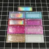 15 stilar glitter diamant 3d falska ögonfransar fall mink fransar lådor förpackning tomt lash case bling glitter eyelash box utan ögonfransar