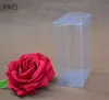 Present Wrap Transparent Clear Box Plastic PVC Chocolate Boxes Wedding Candy Favor Party Event Decoration 15st/Lot1