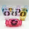 Crystal Candy Wrapper Eyelashes Cases for 25mm Lashes 3D Mink Strips Bomb Eye Lashes Drop Shipping FDshine