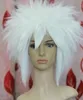 WIG NARUTO Hatake Kakashi White Short Anime Costume Cosplay Wig